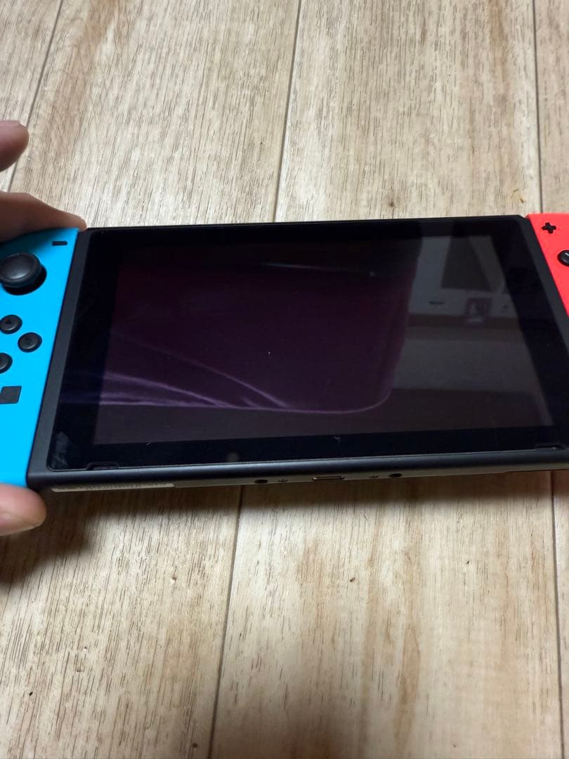 Nintendo Switch 本体 青/赤 充電器付き