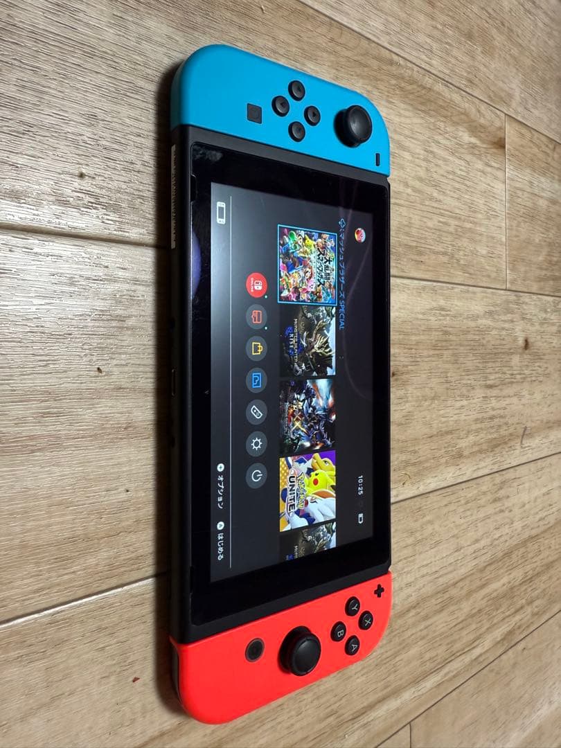 Nintendo Switch 本体 青/赤 充電器付き