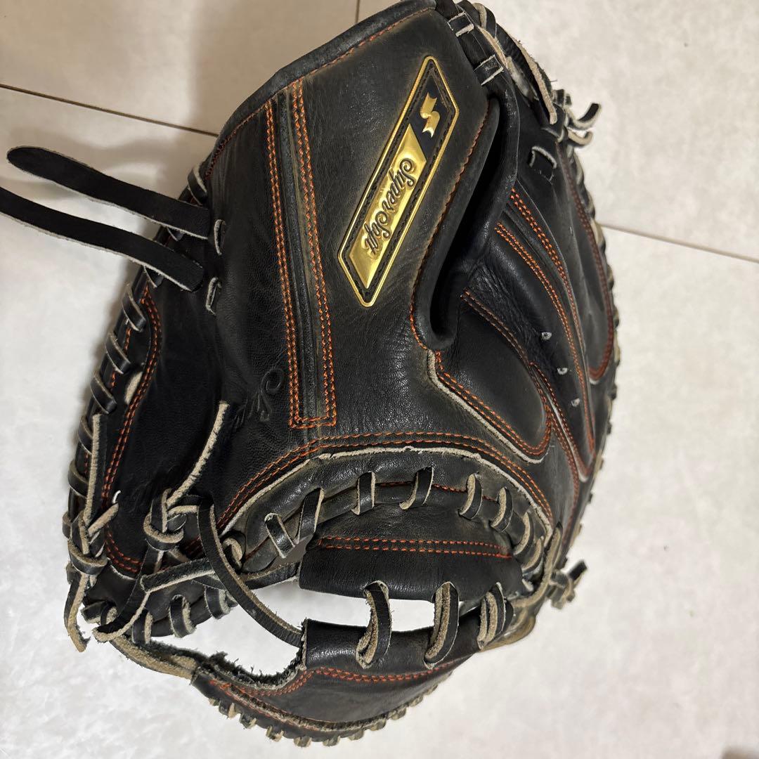 Super Soft 軟式キャッチャー グローブ ブラック