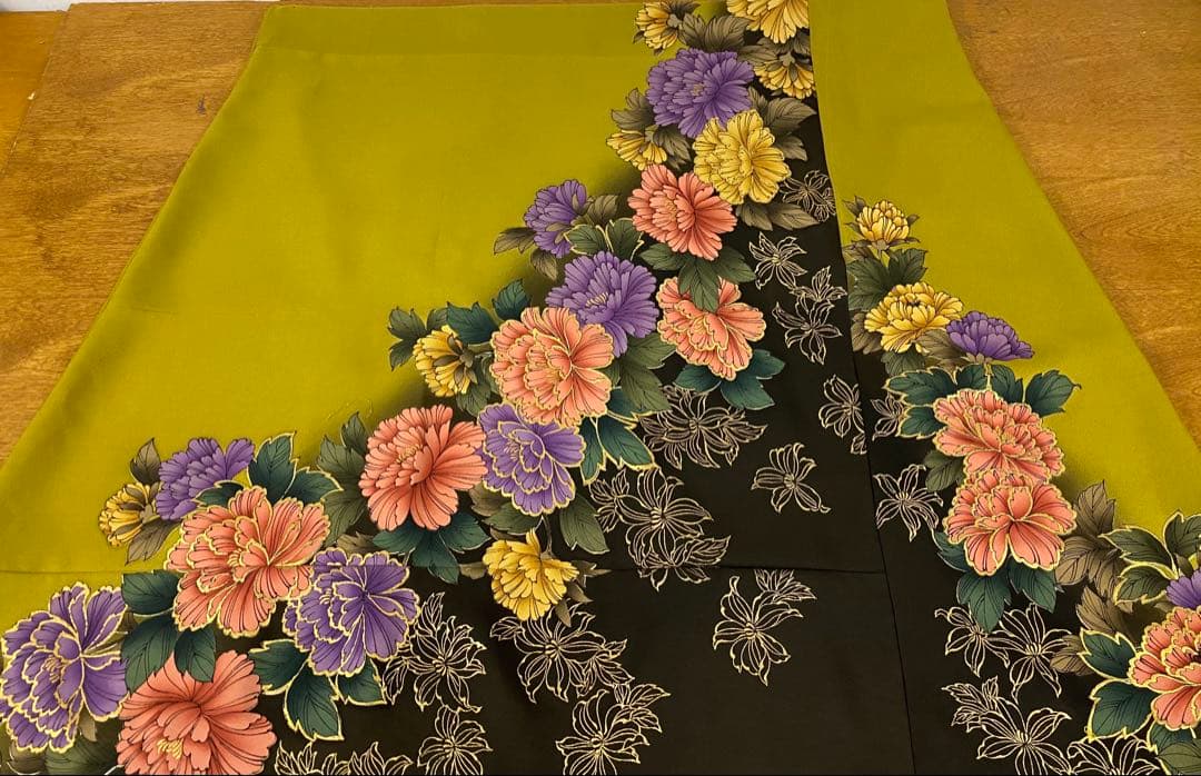 3283 着物　リメイク　ドレス　ワンピース