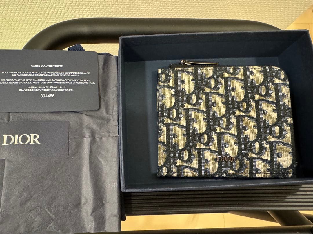 【なみきちゃん】クリスチャンディオール ミニ財布 カードケース　DIOR