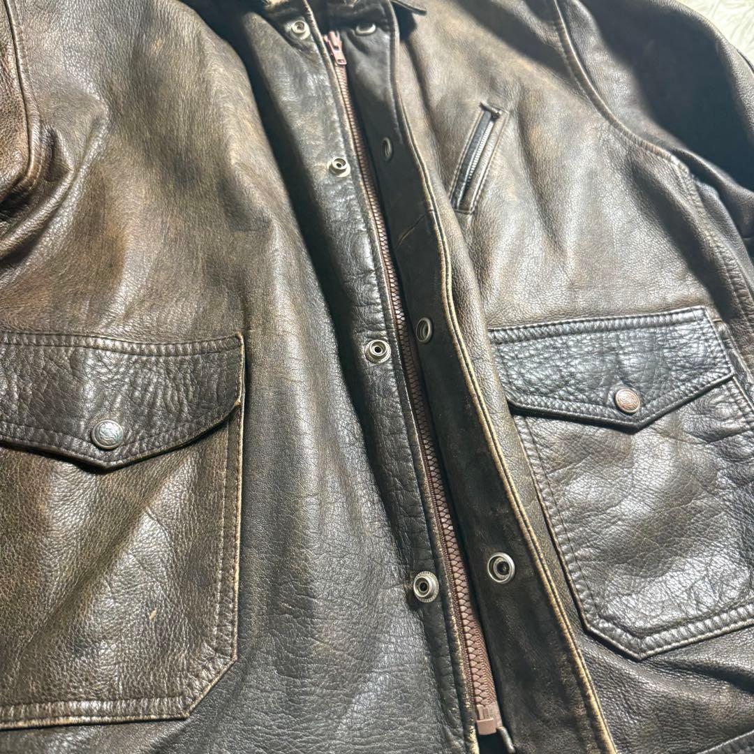 A-2 フライトジャケット 牛革 レザージャケット　ヴィンテージ ミリタリー