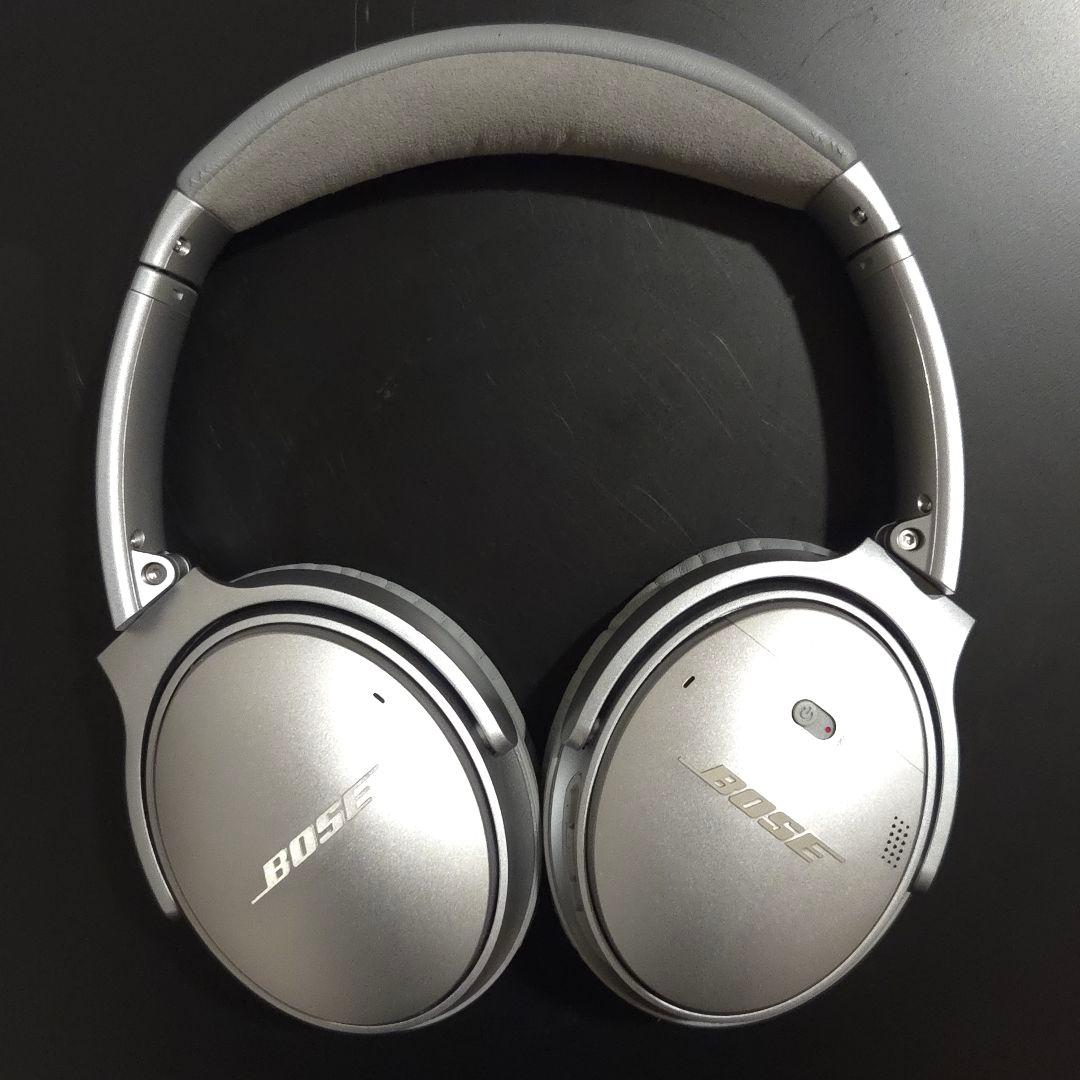 【希少/美品】bose QuietComfort35 ヘッドホン シルバー