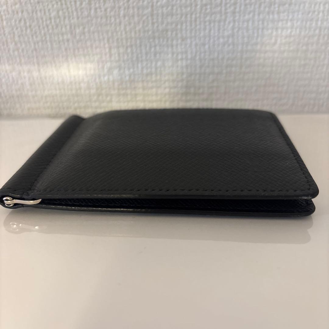 LOUIS VUITTON エピレザー マネークリップ ブラック