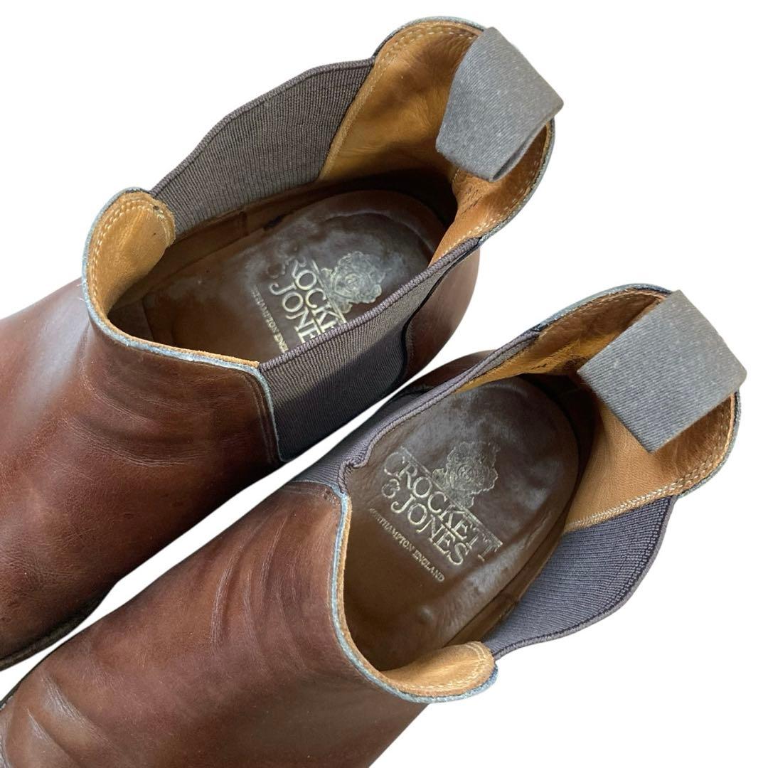 Crockett & Jones チェルシー　サイドゴアブーツ　8 E ブラウン