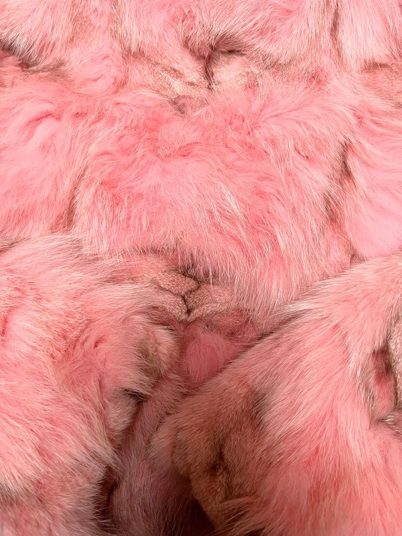 グラデーションピンクショート丈ファーコート ファージャケット y2k グランジ