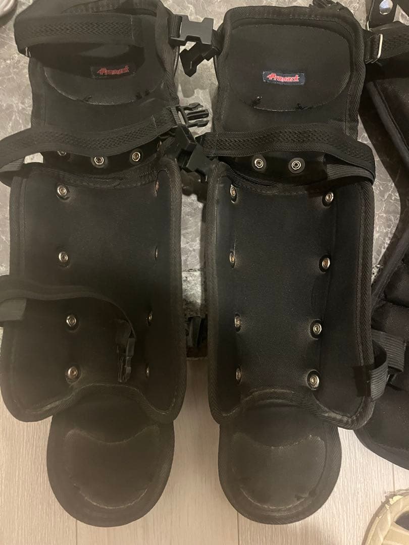 JSBB公認　promark キャッチャー用　プロテクター　レガース　軟式用