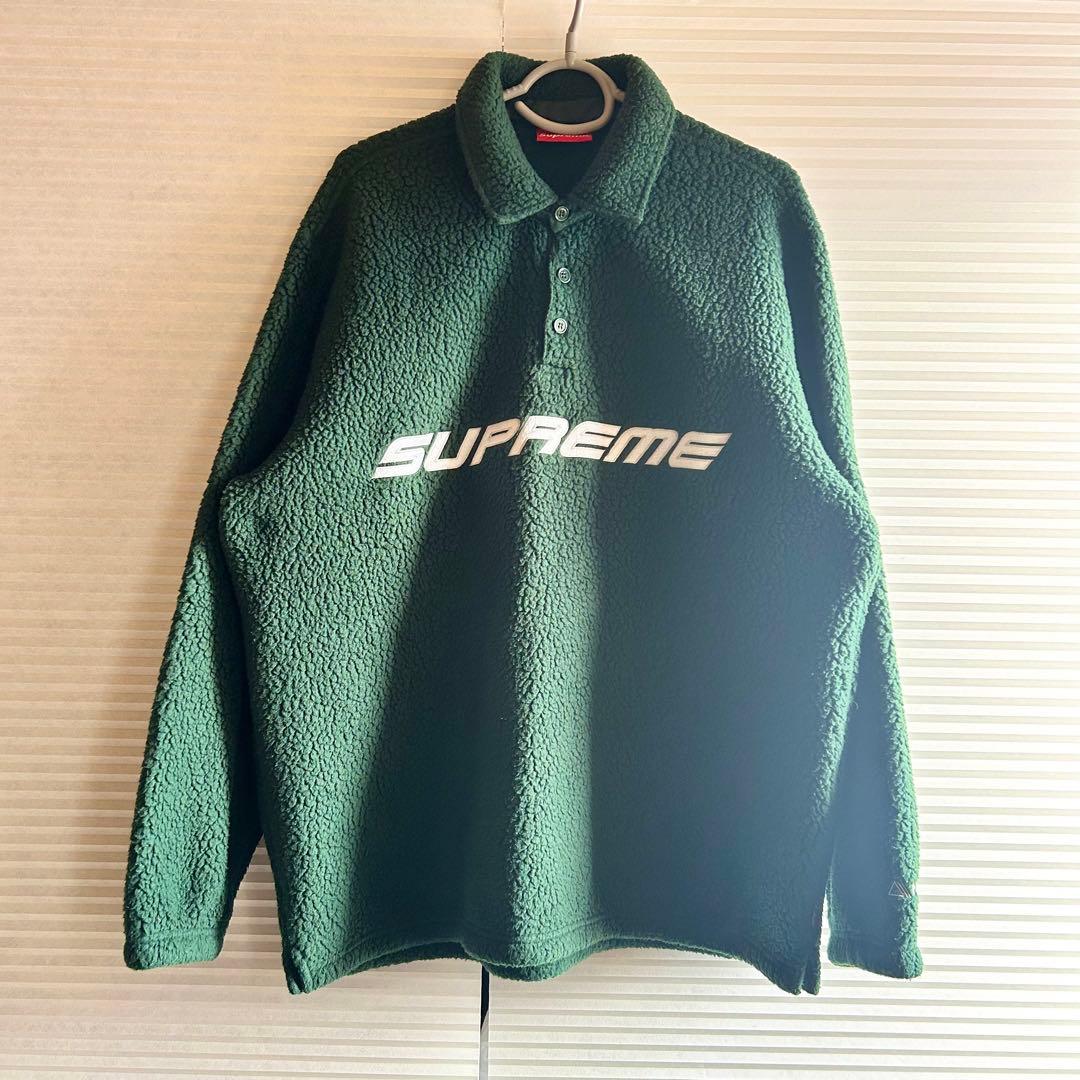 シュプリーム　Supreme Polartec L/S Polo フリース
