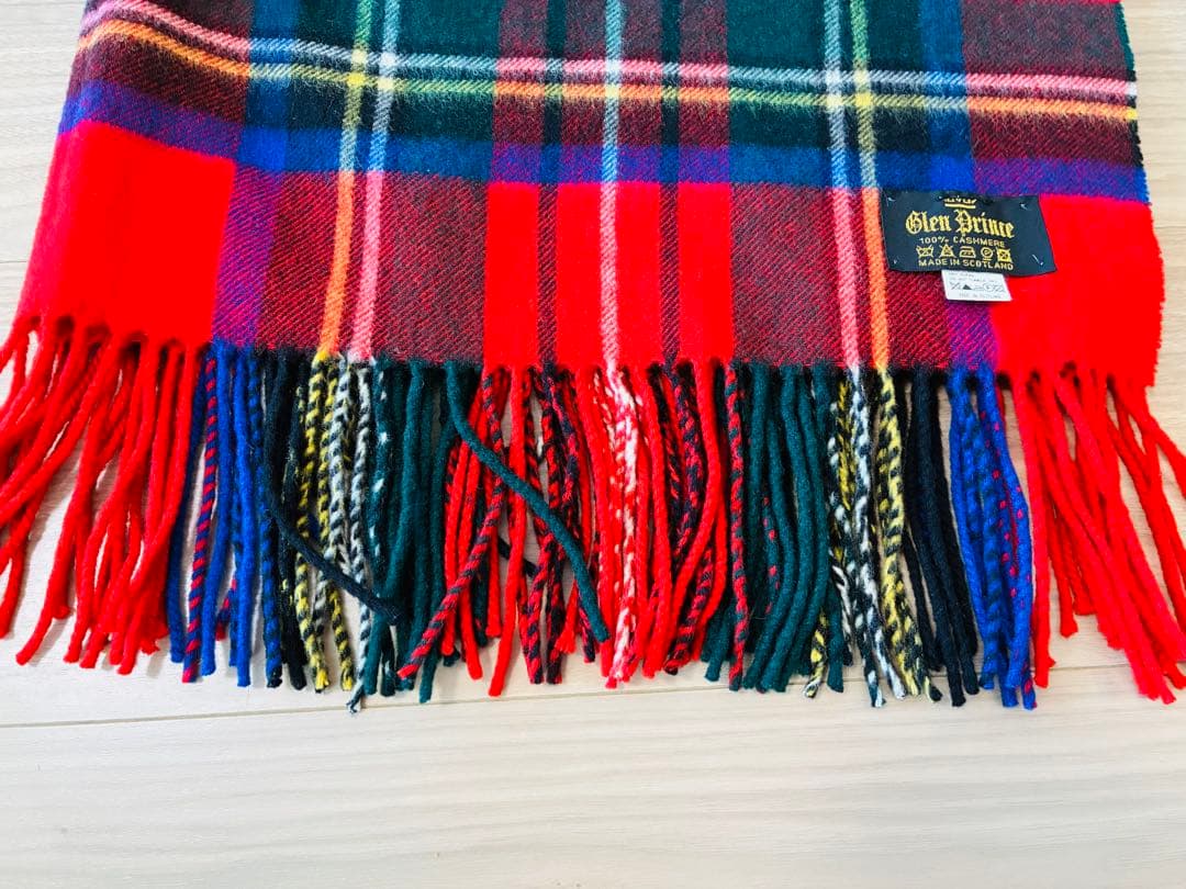 Glenprince 大判カシミヤマフラーストール