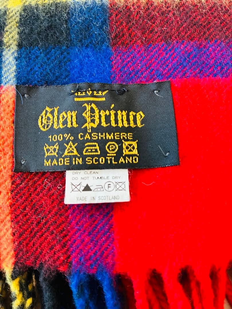 Glenprince 大判カシミヤマフラーストール