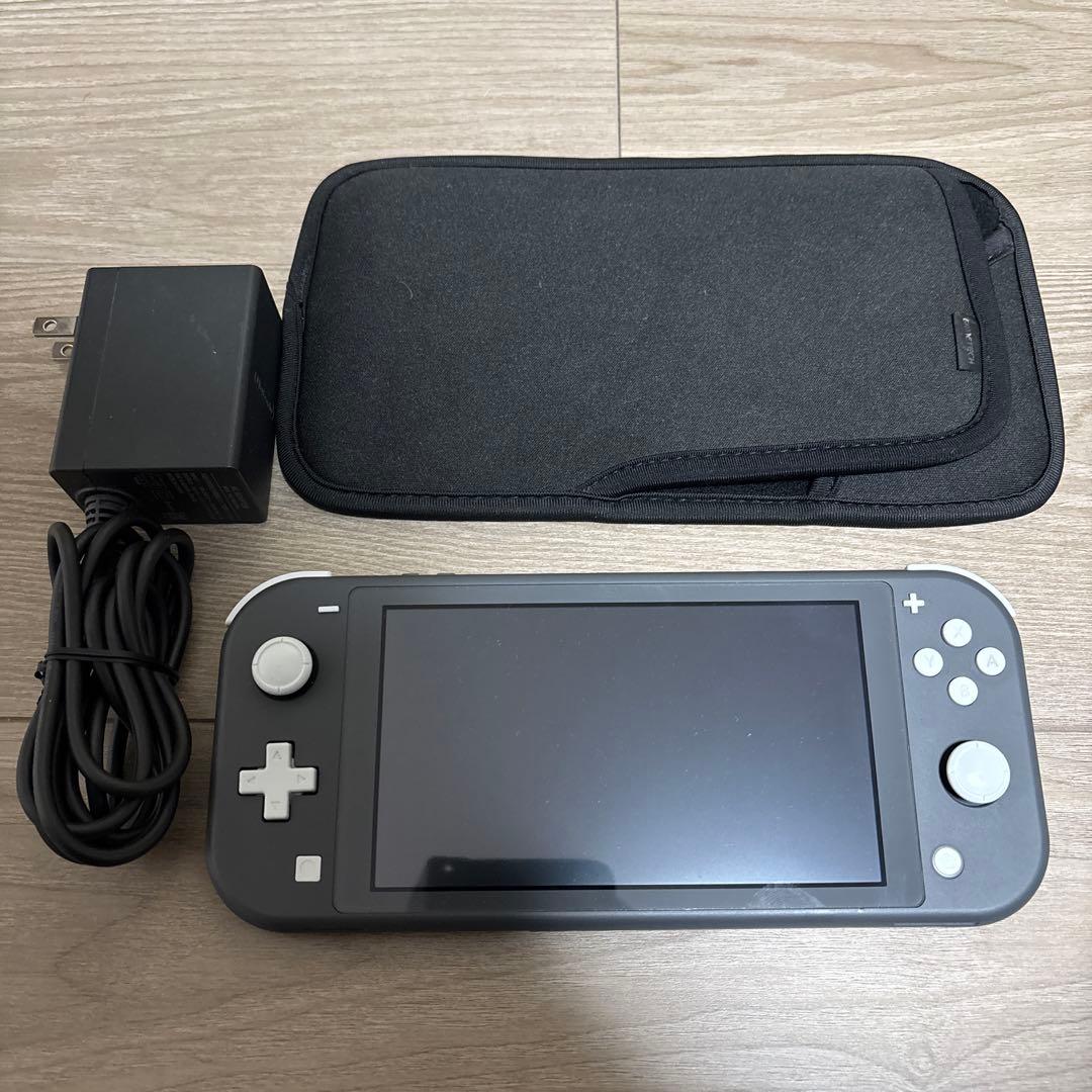 Nintendo Switch Lite グレー　本体　充電器　簡易ケース付き