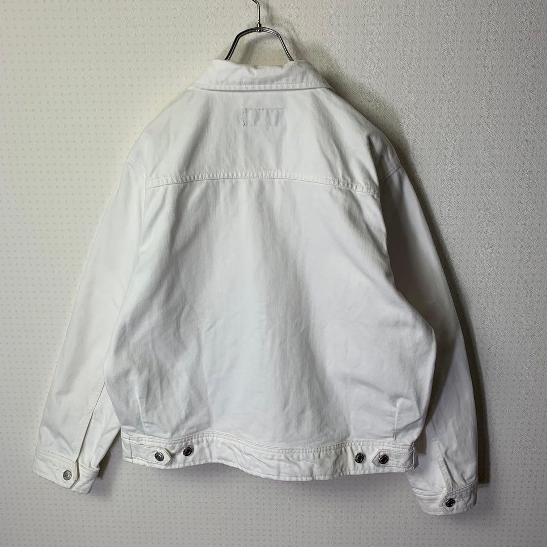 ジャケット・アウター stussy overdyed zip work jacket S bone