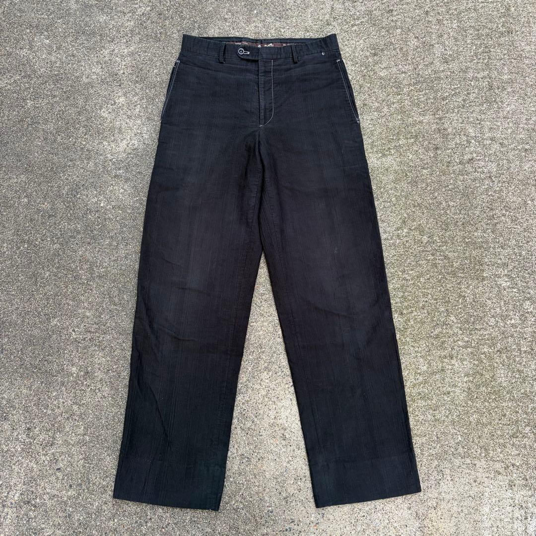 【激安】HERMES ワイドストレート　コットンスラックス