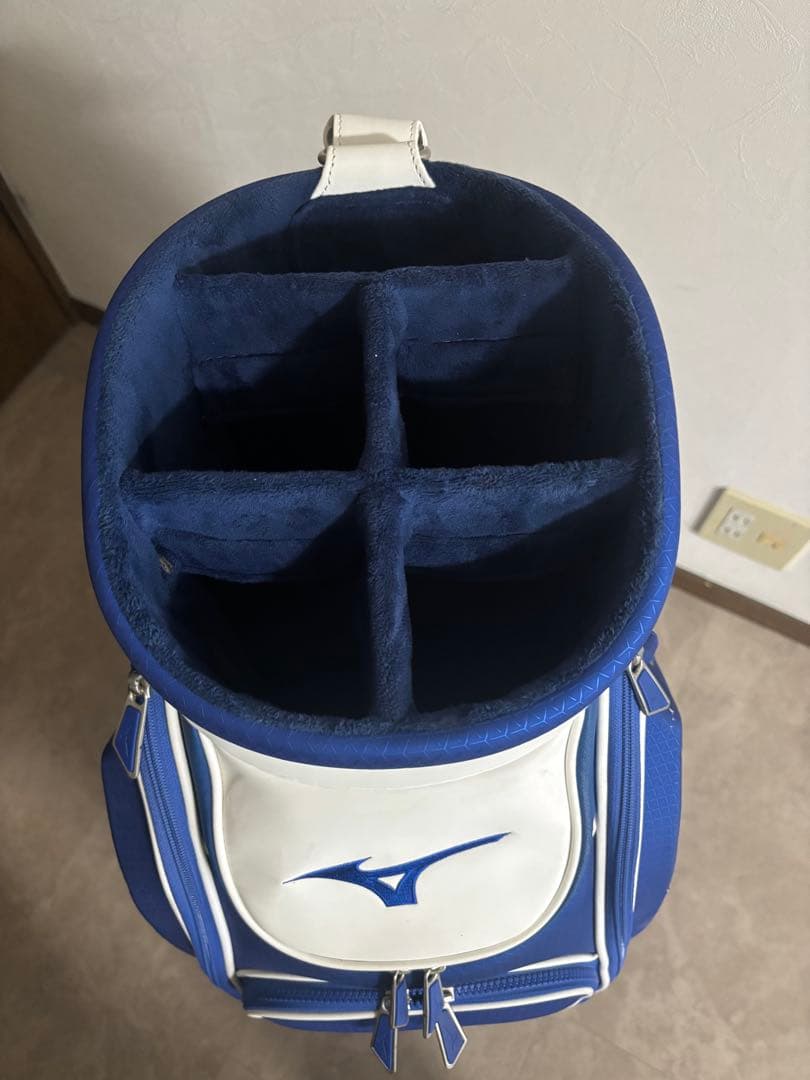 Mizuno キャディバッグ 青白