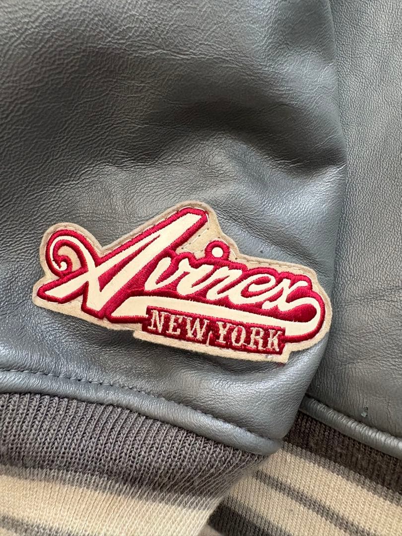 田*稔様 AVIREX Lether Varsity レザー バーシティージャケ