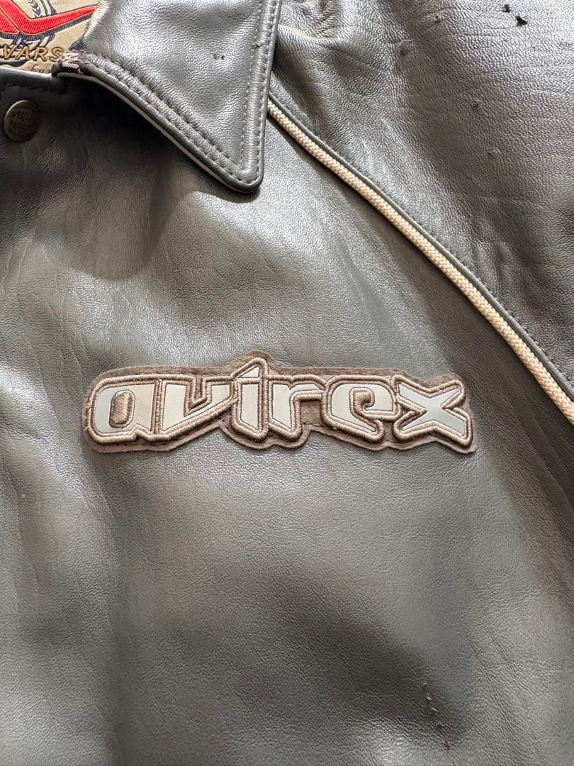 田*稔様 AVIREX Lether Varsity レザー バーシティージャケ