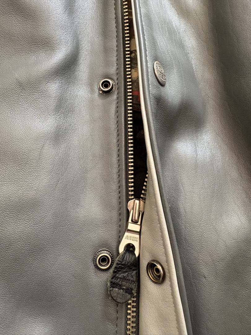 田*稔様 AVIREX Lether Varsity レザー バーシティージャケ