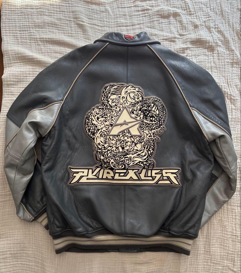 田*稔様 AVIREX Lether Varsity レザー バーシティージャケ