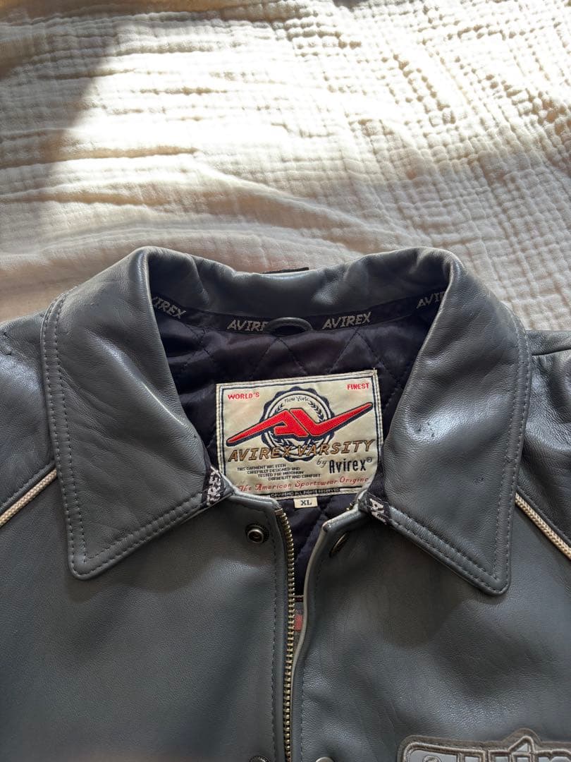 田*稔様 AVIREX Lether Varsity レザー バーシティージャケ