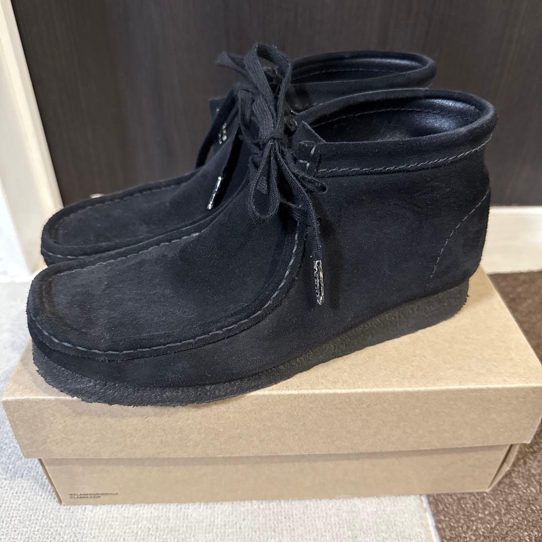 Clarks ワラビーブーツ　黒