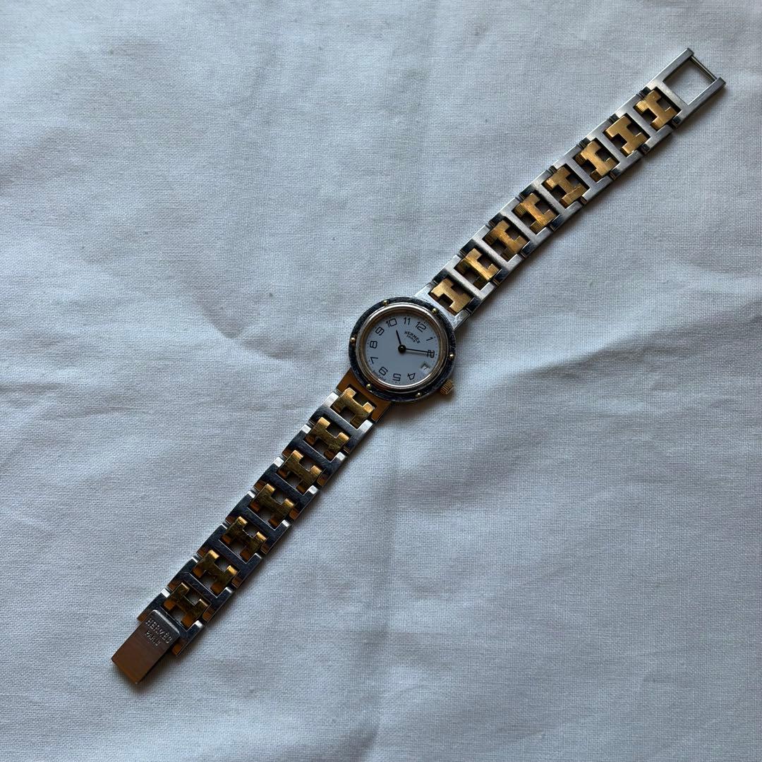 箱・保証書付■エルメス■クリッパー　レディースウォッチ