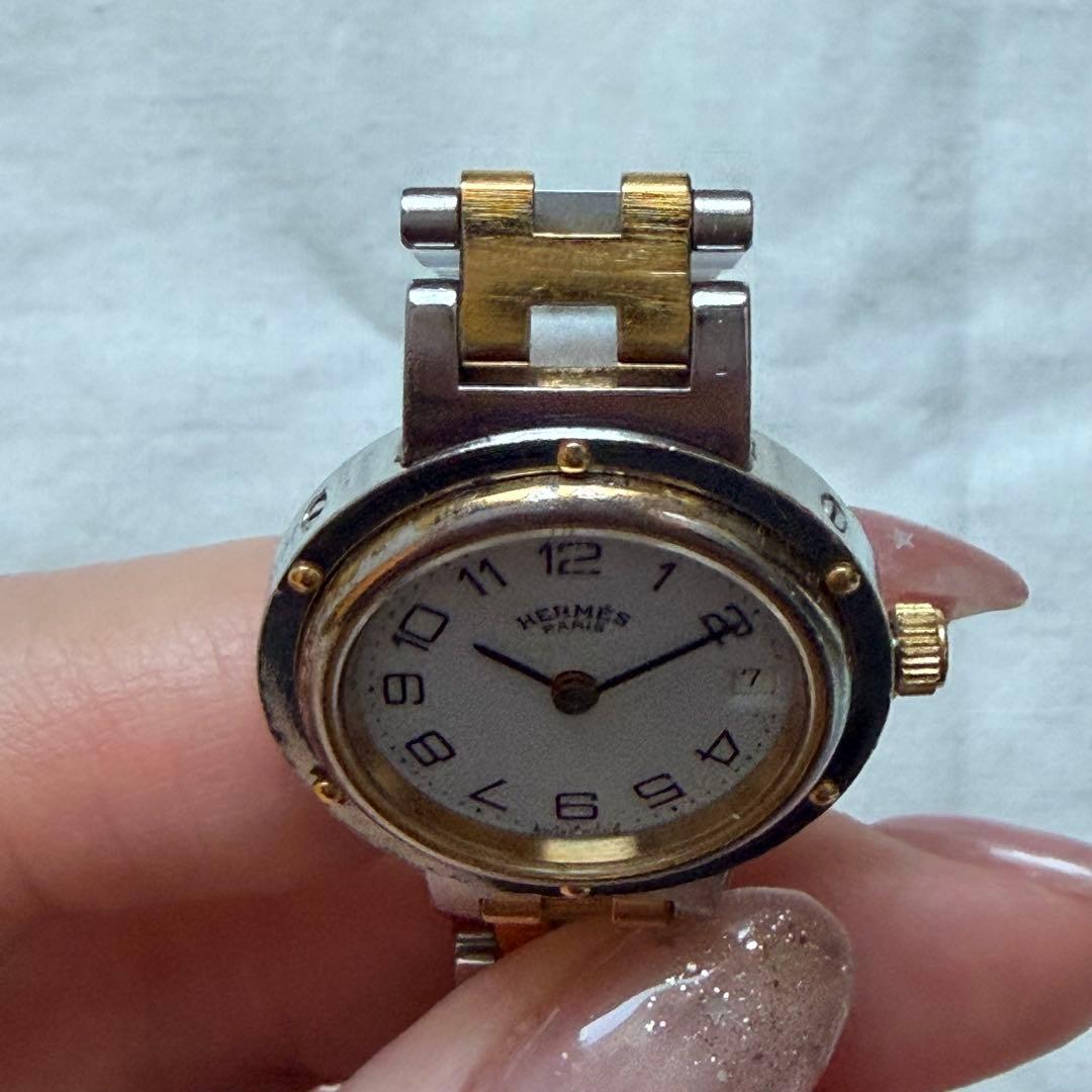 箱・保証書付■エルメス■クリッパー　レディースウォッチ