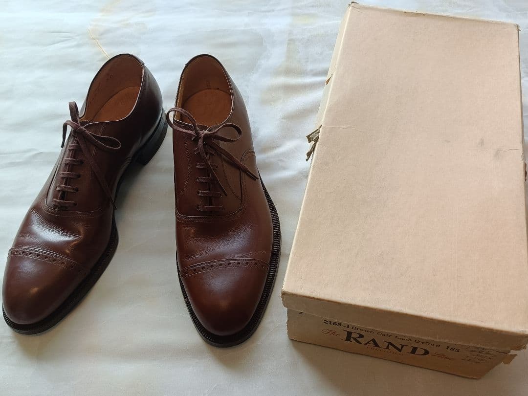 デッドストック 60s Rand Punched Cap Toe