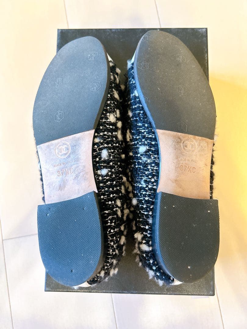 お値下げ⭐︎美品☆CHANEL⭐︎バレリーナ☆ツイード