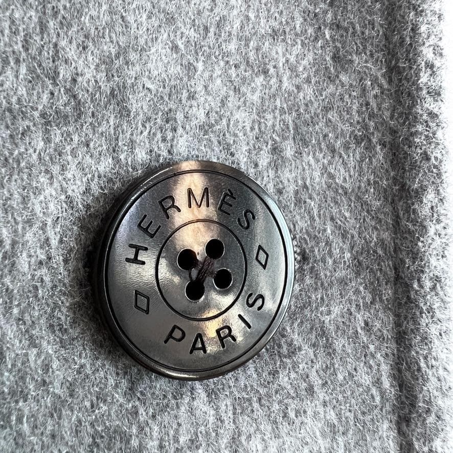 新品未使用タグ★HERMES★カシミヤダブルフェイス★ロングコート