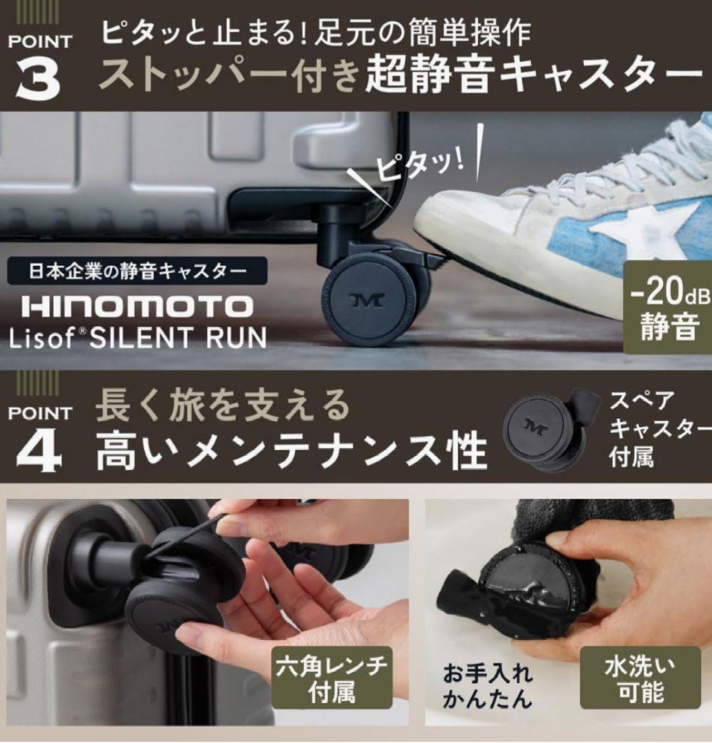 新品未使用品[MAIMO] キャリーケースSサイズ アルミフレーム 鍵式