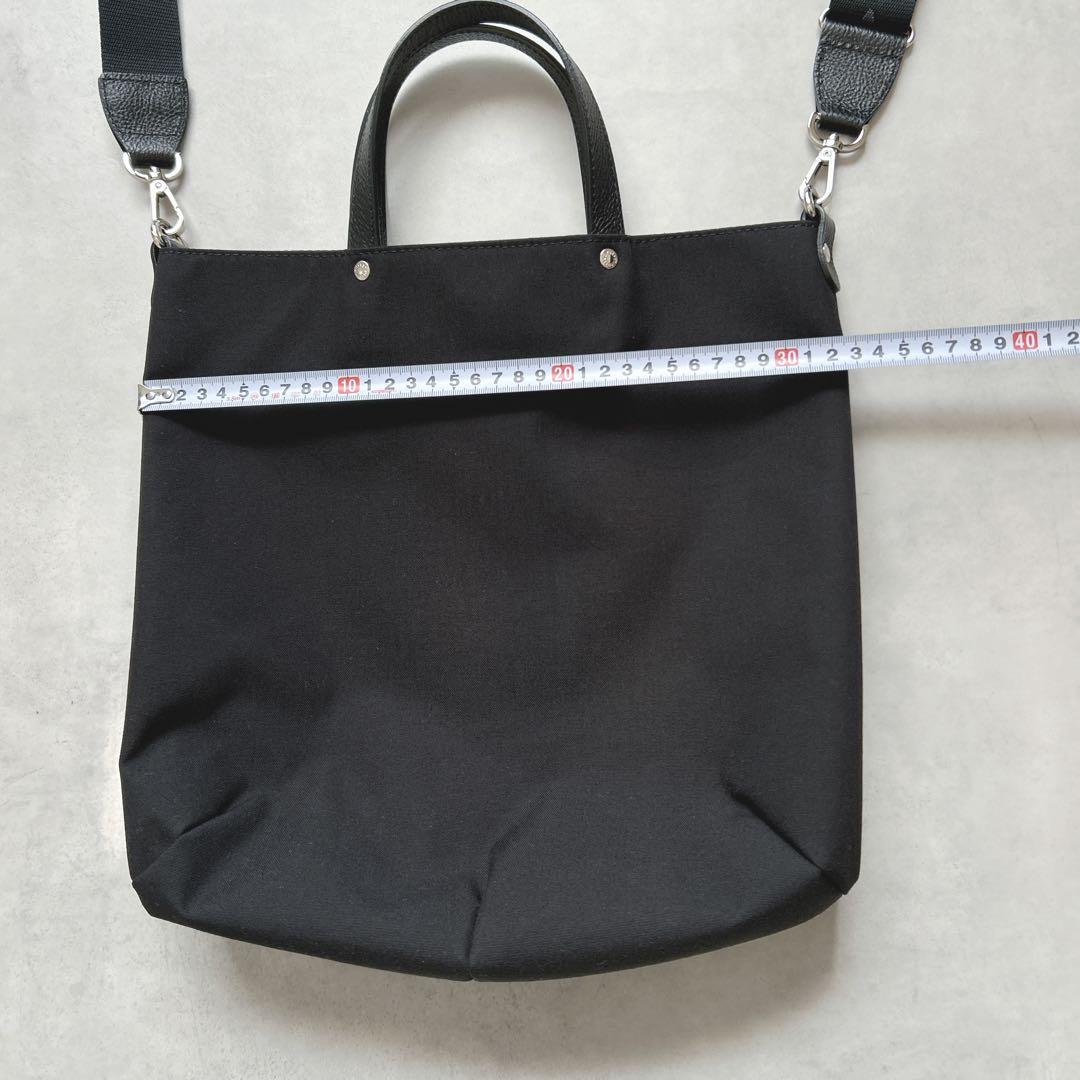 ラシット　ナイロン2WAYトートバッグ　ブラック 黒