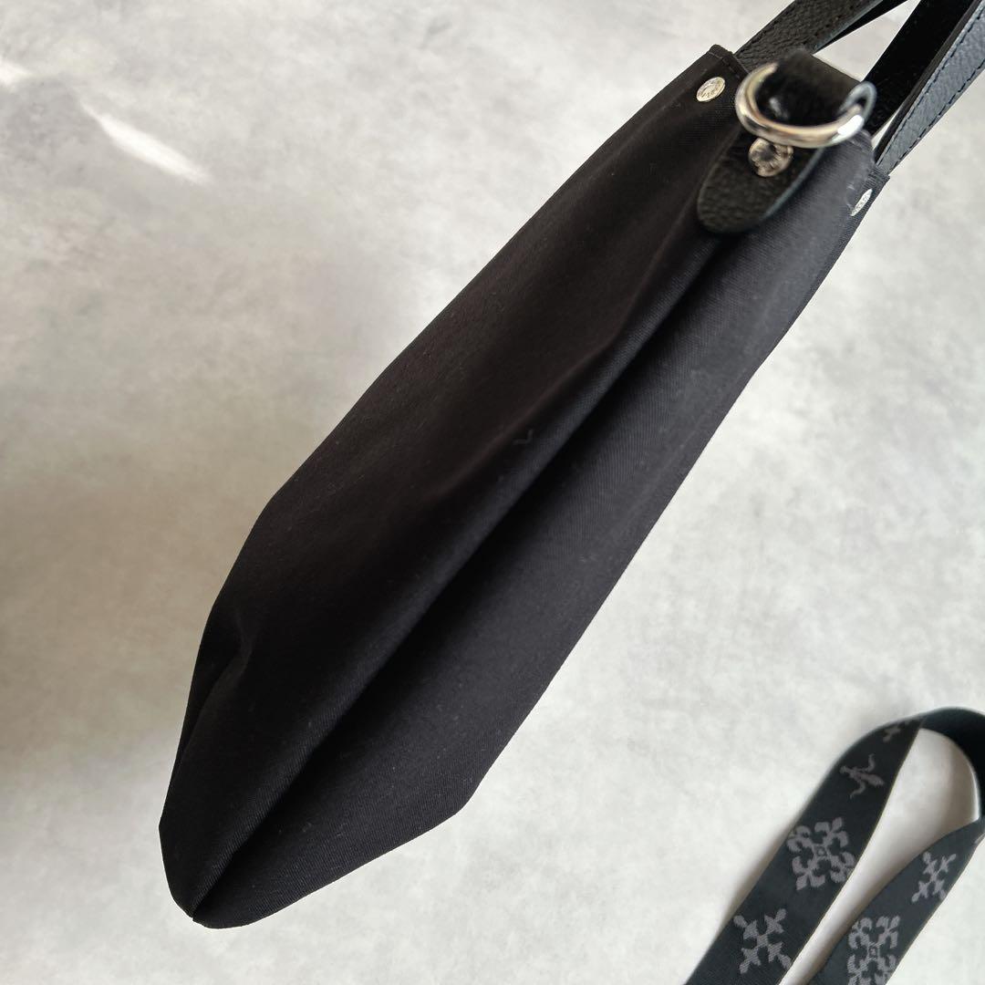 ラシット　ナイロン2WAYトートバッグ　ブラック 黒