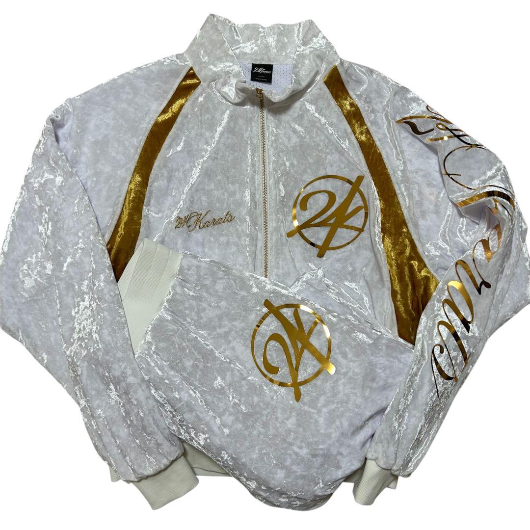 24karats 三代目VELOUR SET-UP Lサイズ　セットアップ