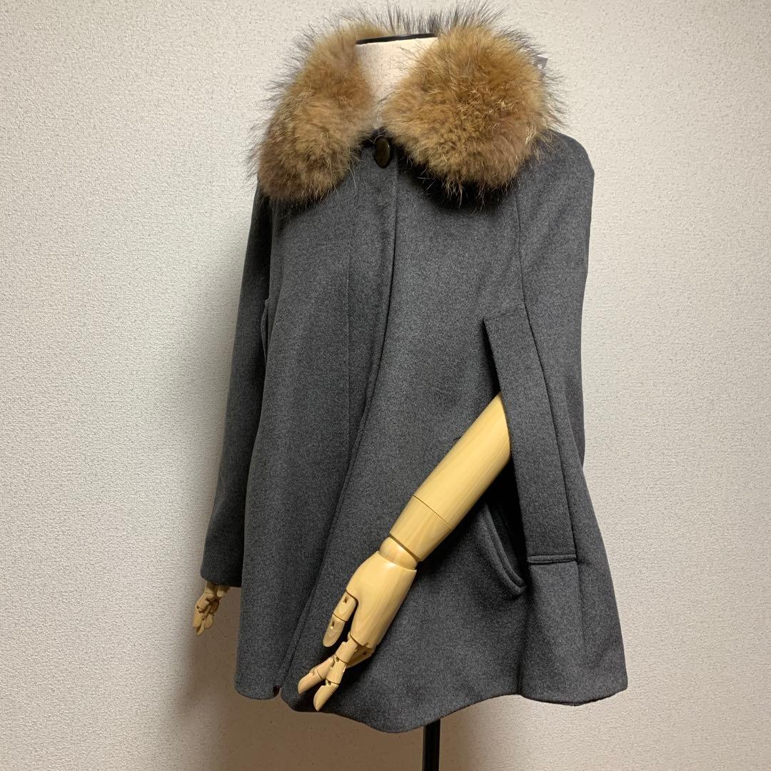 ジェットラグドライブ ポンチョ 高見え セレブ 高級 上品 体型カバー 着痩せ