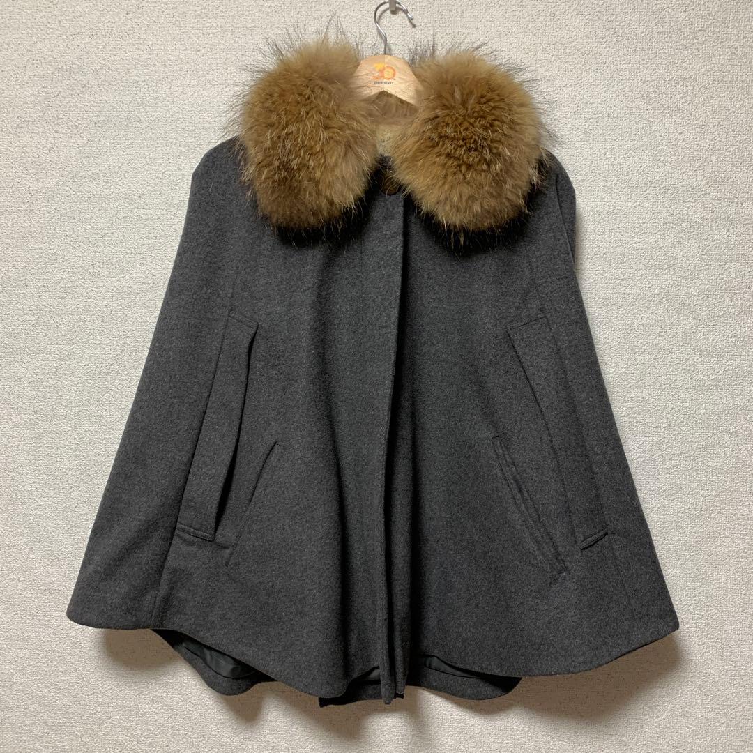 ジェットラグドライブ ポンチョ 高見え セレブ 高級 上品 体型カバー 着痩せ