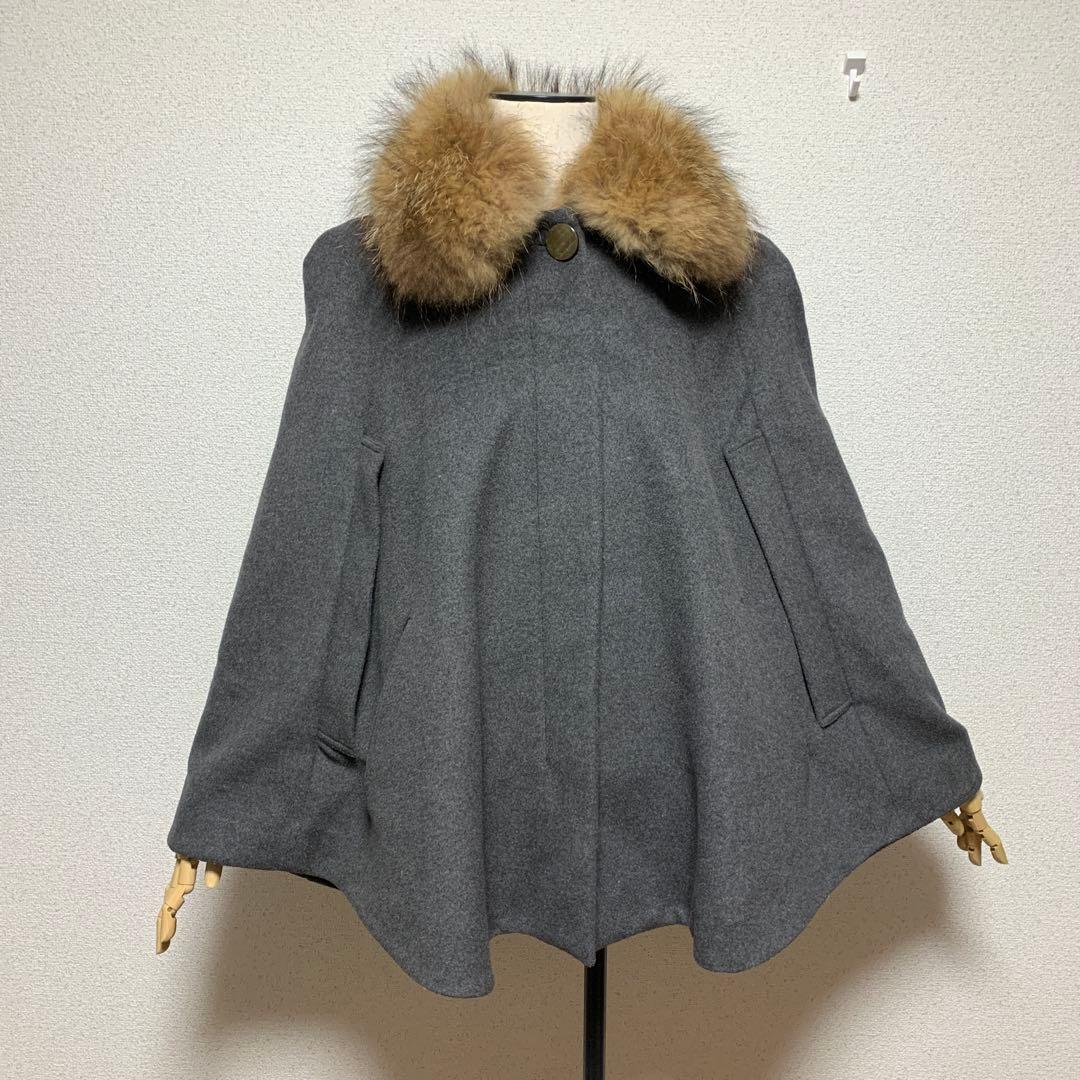 ジェットラグドライブ ポンチョ 高見え セレブ 高級 上品 体型カバー 着痩せ