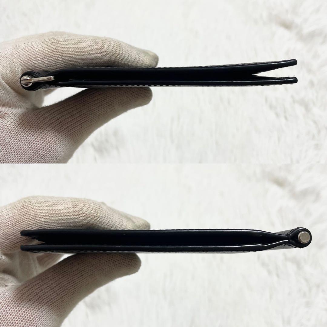 タムタム様　サンローランパリ　二つ折り　マネークリップ　キャビアスキン　ブラック