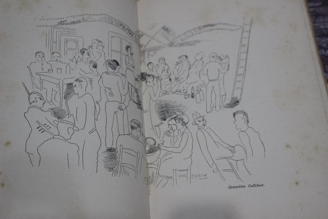 藤田嗣治挿絵本「モンパルナス」1929年 貴重