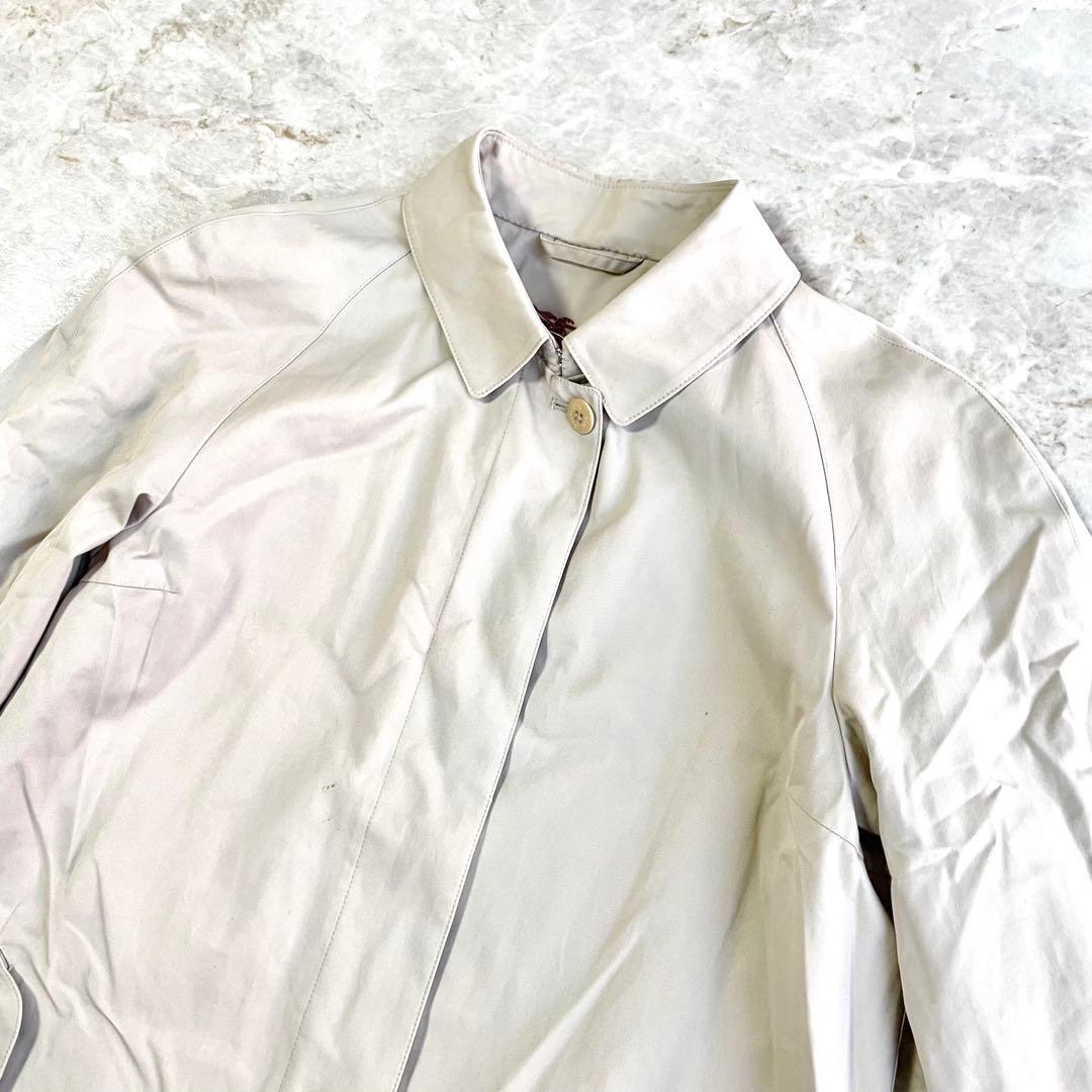 BURBERRY LONDON コットン混 ノバチェック ステンカラーコート