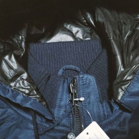 新品 アルファ アルファインダストリーズ フーデッドリブジャケット ネイビー