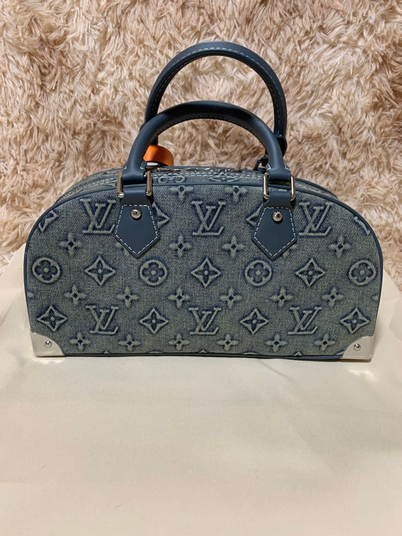 デニムミニボストン　ショルダー付き