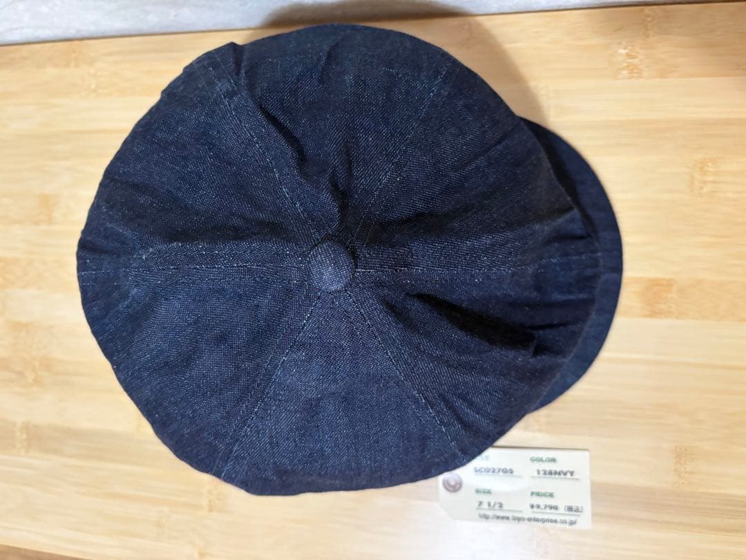 新品　シュガーケーン　アップルジャック　キャスケット　デニム　7 1/2 60