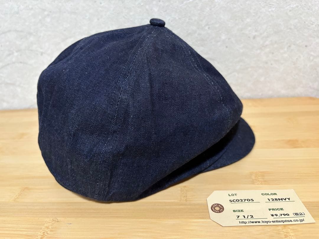 新品　シュガーケーン　アップルジャック　キャスケット　デニム　7 1/2 60