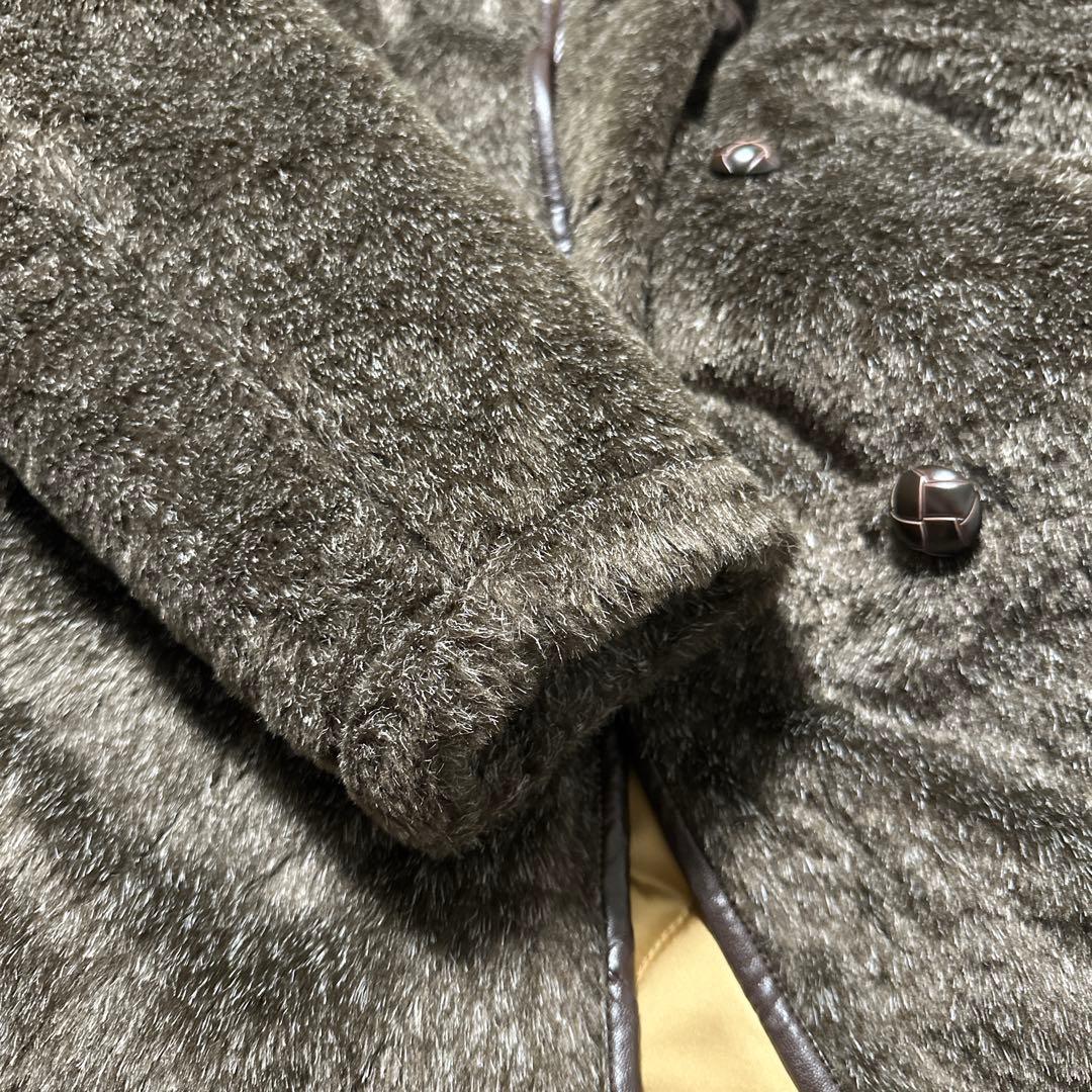 DRESS HIPPY ファー Pコート ドレスヒッピー　美品