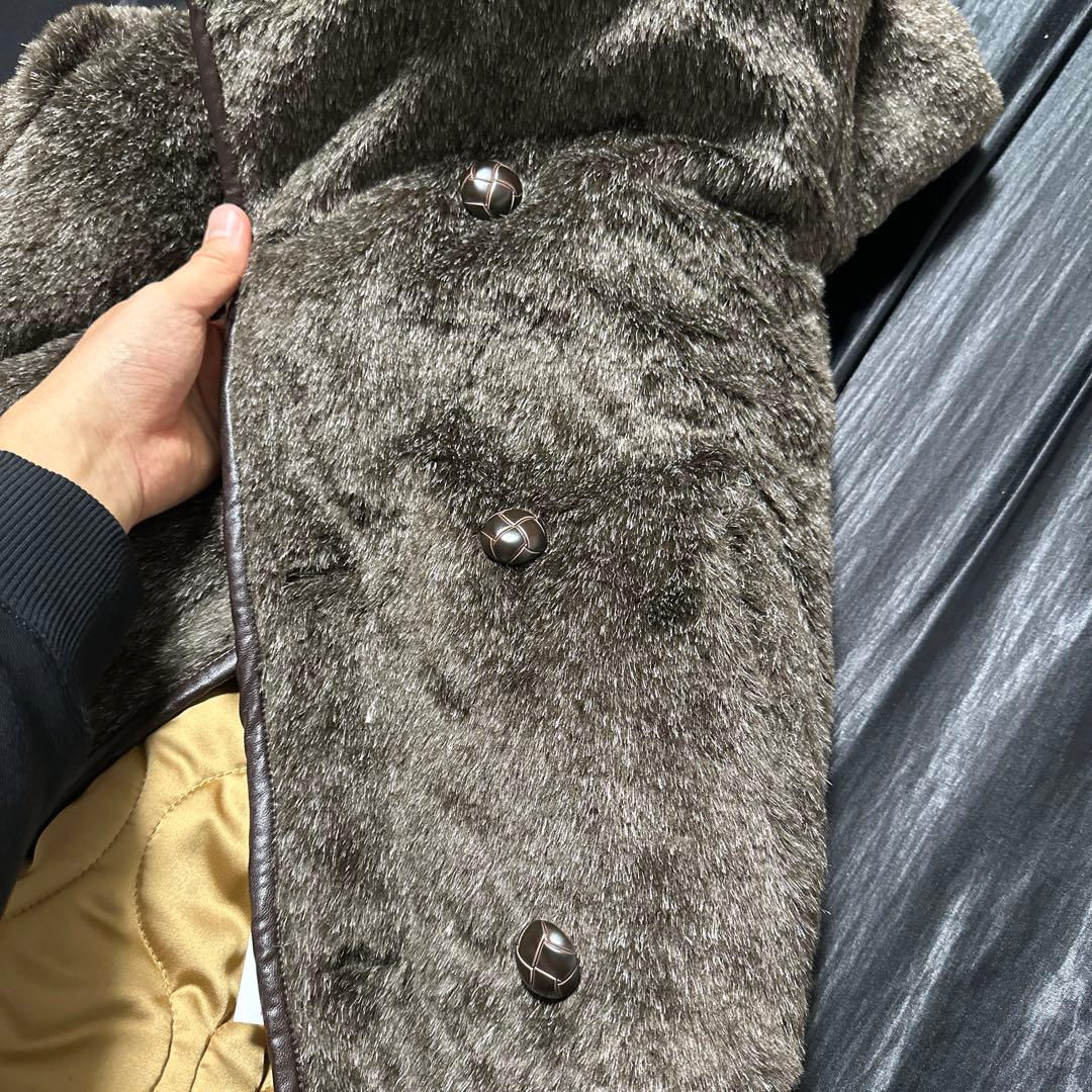 DRESS HIPPY ファー Pコート ドレスヒッピー　美品