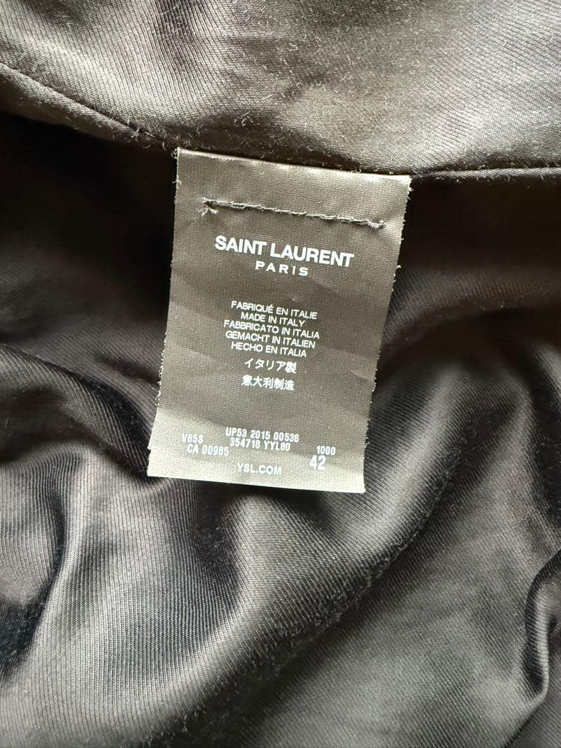 サンローラン　テディ　ジャケット　42