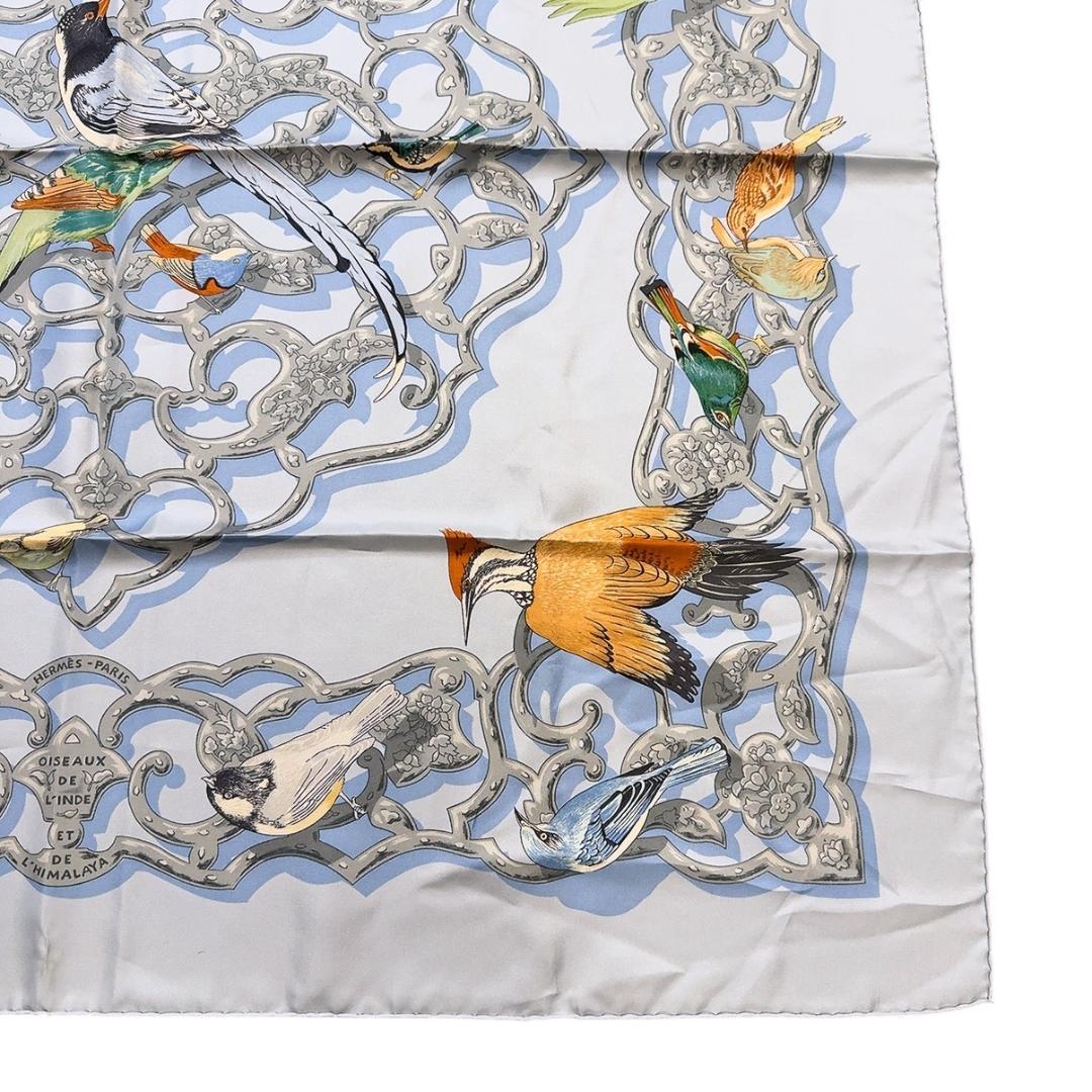 ◇エルメス◇シルク/カレ90/インドとヒマラヤの小鳥たち/スカーフ/タグ付き