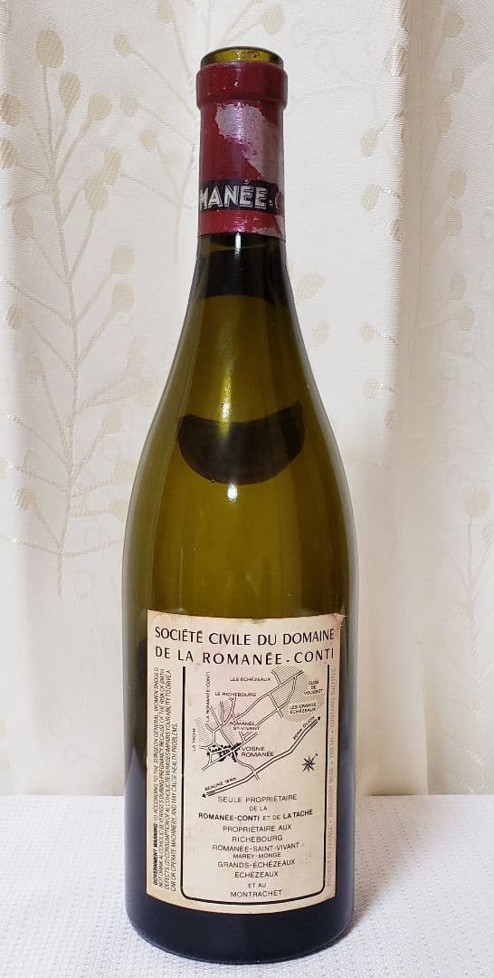DRC ロマネ·コンティ 1988年 空き瓶 バックヴィンテージ