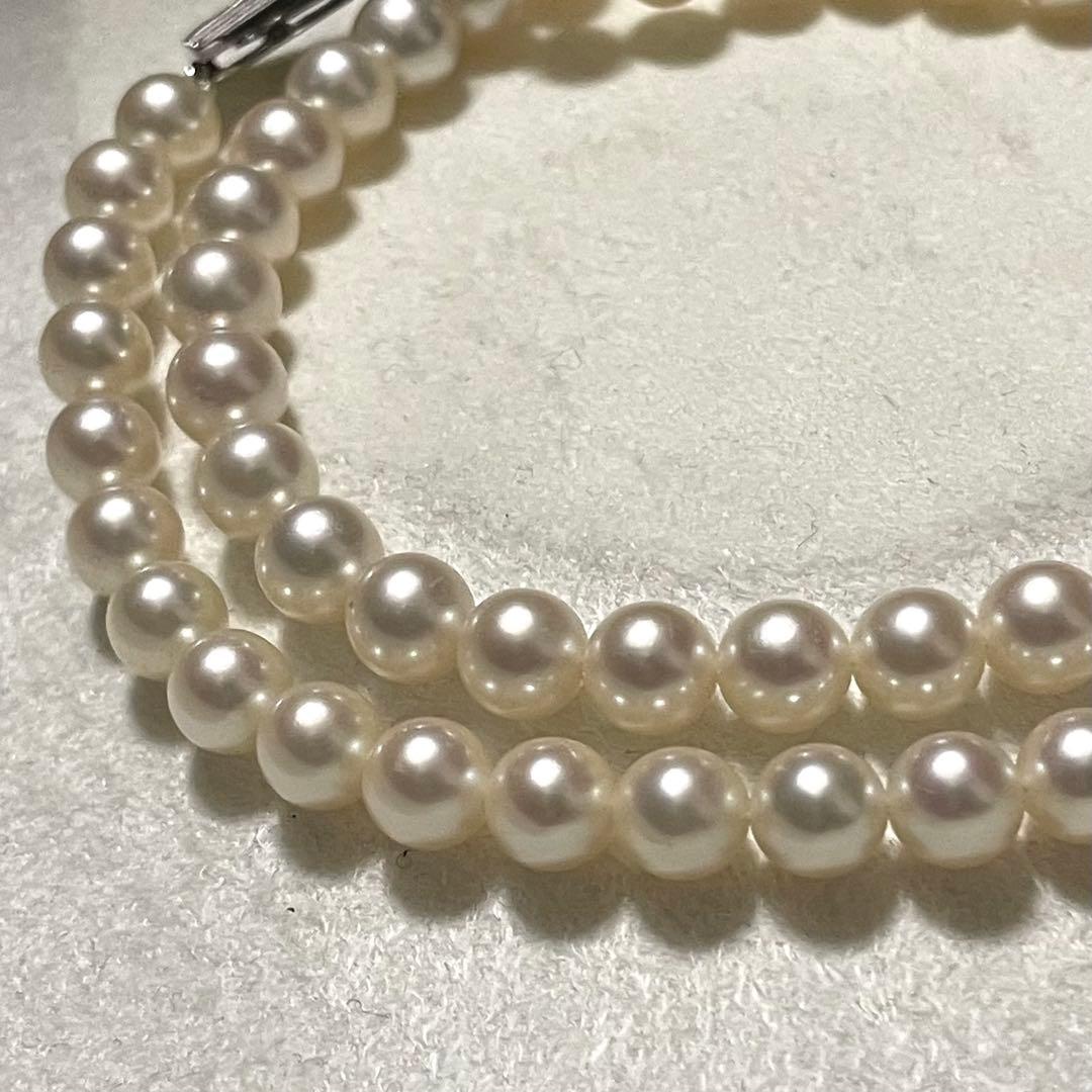専用 【ミキモト✨Mチャーム付】あこや本真珠 ネックレス 6.0-6.5