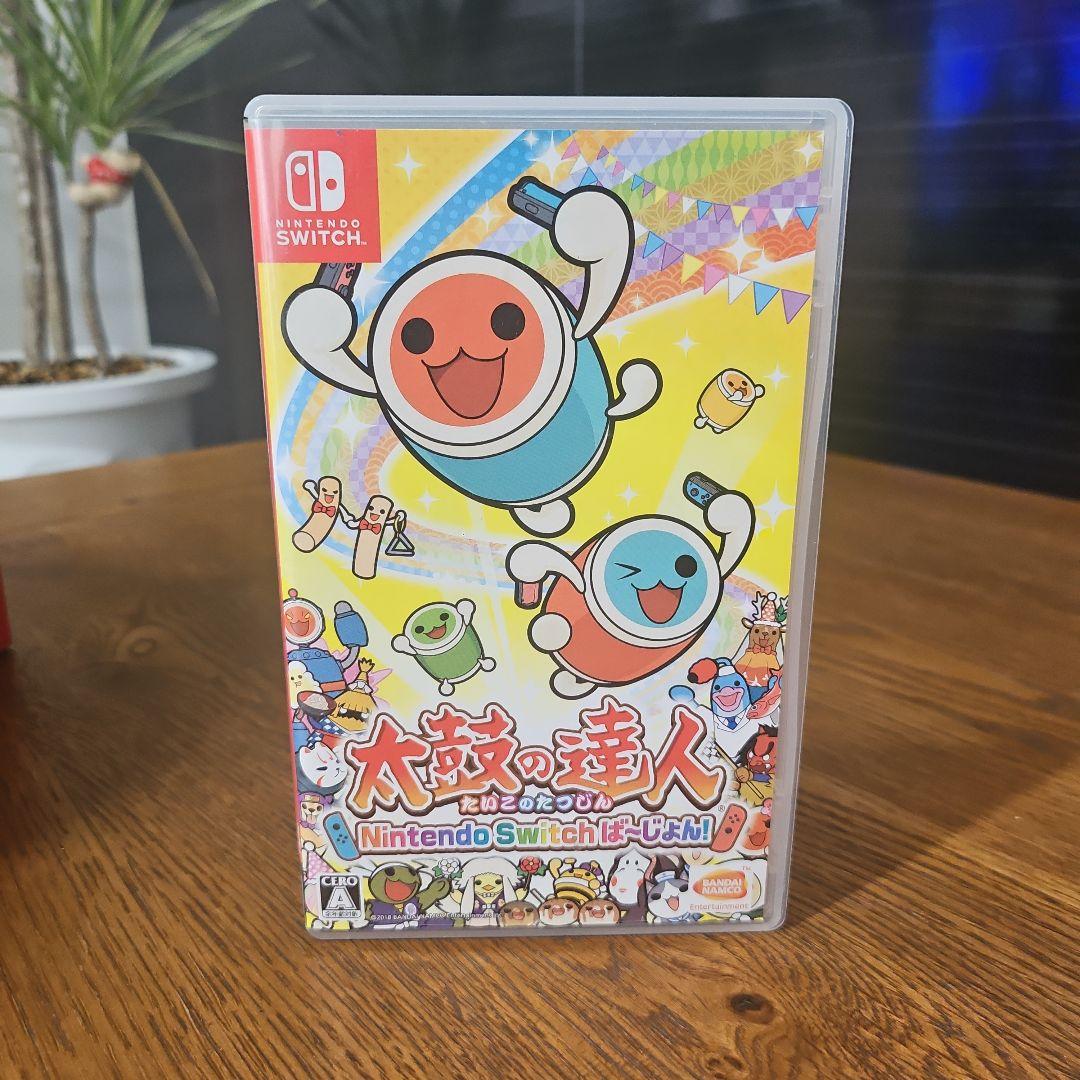 太鼓の達人コントローラー Switch 2つセット + ソフト付き